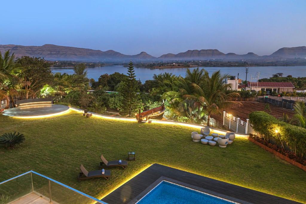 SaffronStays Jannat, Igatpuri 100 Percent pet-friendly villa with amazing lake view